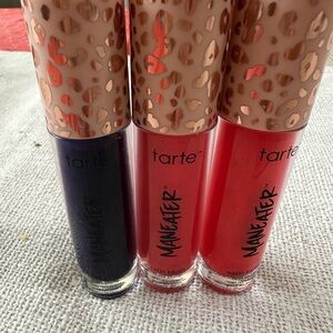 Tarte Maneater Lipstick Trio - Plum, Poppy, Hot Pink